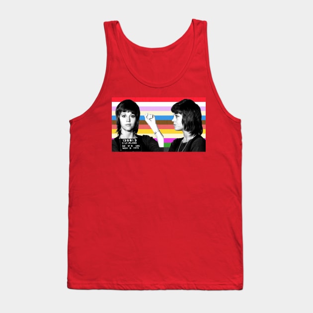 Celebrity Mug Shot: Jane Fonda Edition Tank Top by Xanaduriffic